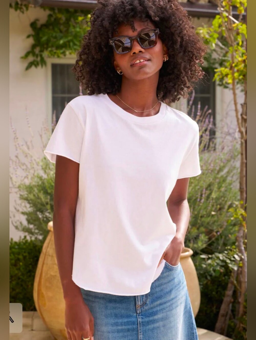 NWOT Frank & Eileen Theo Perfect White Tee